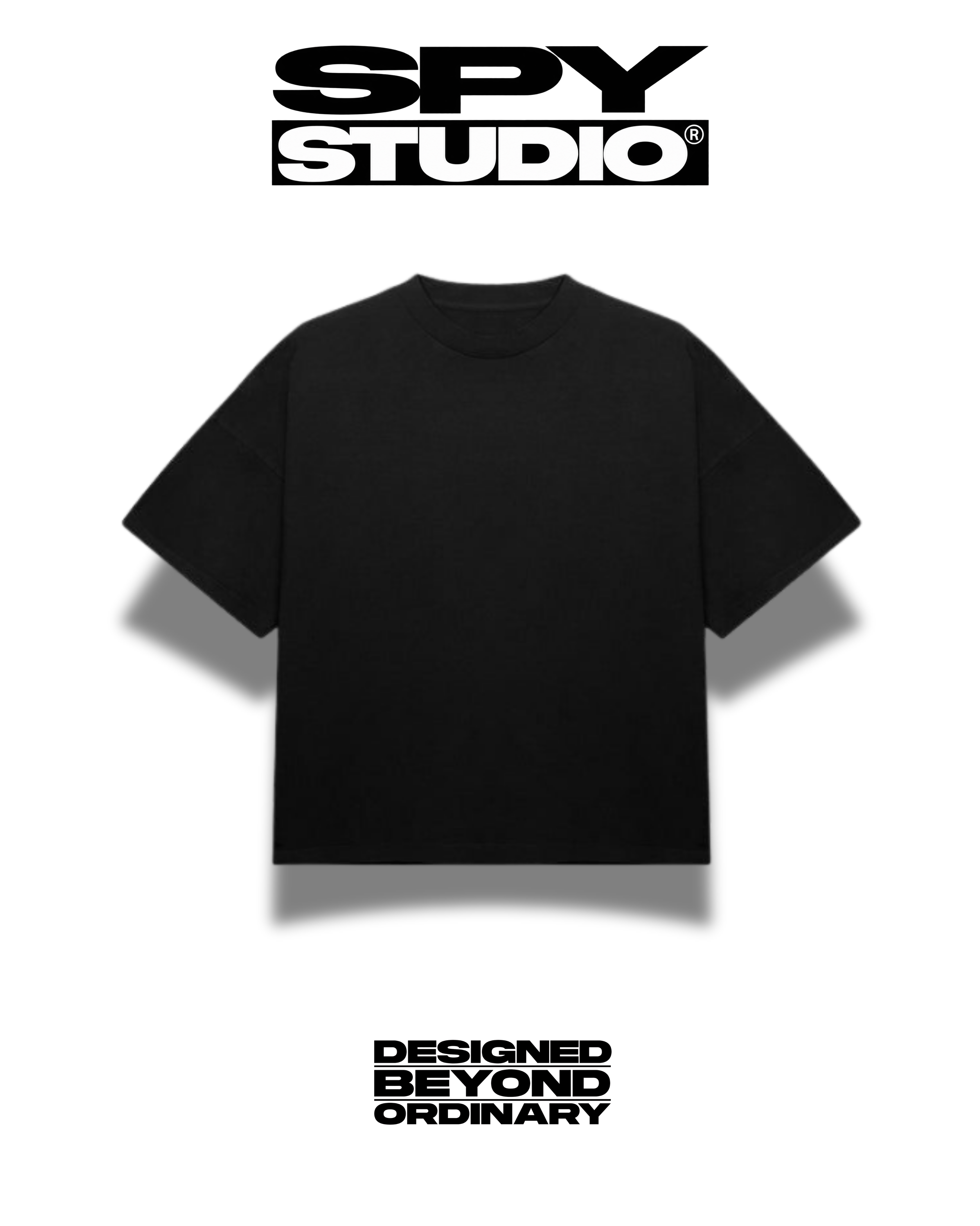 SPY STUDIO® Black Tee