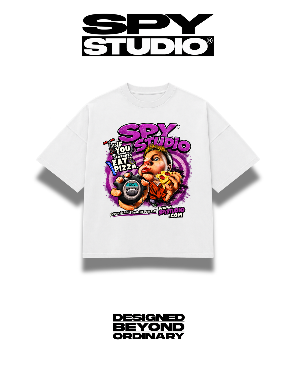 SPY STUDIO® PIZZA BREAK TEE