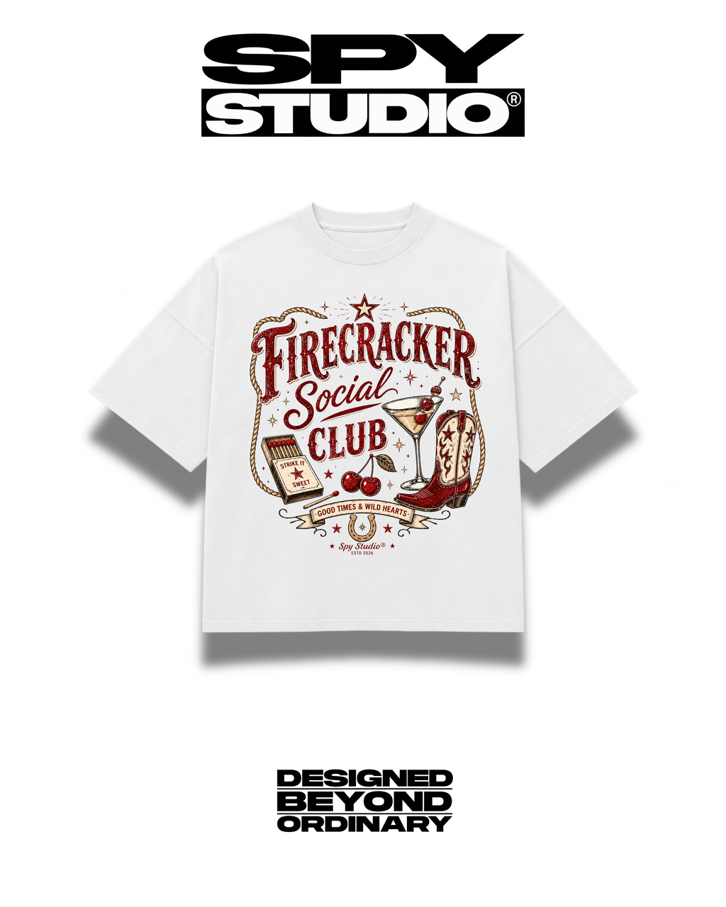 FIRECRACKER SOCIAL CLUB TEE